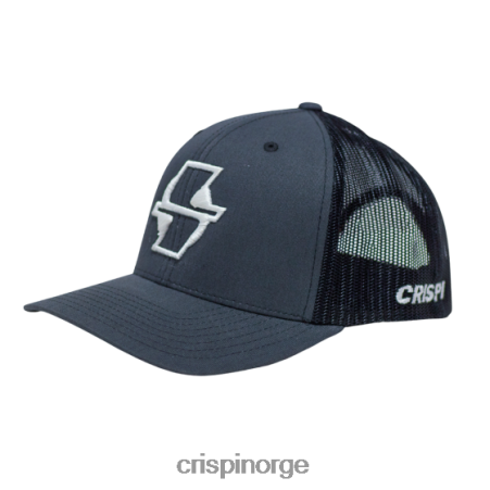 Crispi grå/hvit yupoong snap-back lue klær PDT64P45