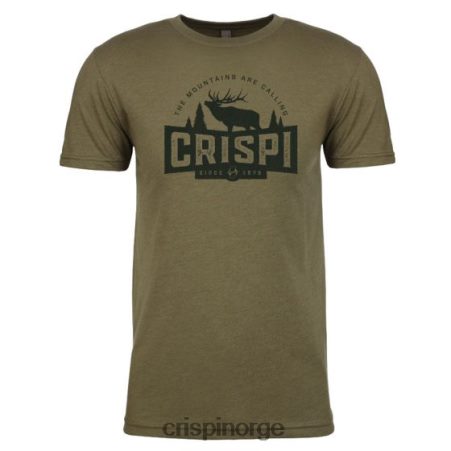 Crispi lys oliven elgskjorten klær PDT64P53
