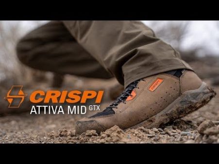 Crispi svart/grå attiva mid gtx støvler PDT64P67